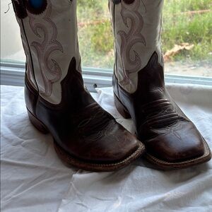 Anderson Bean Kids Brown and White Boots